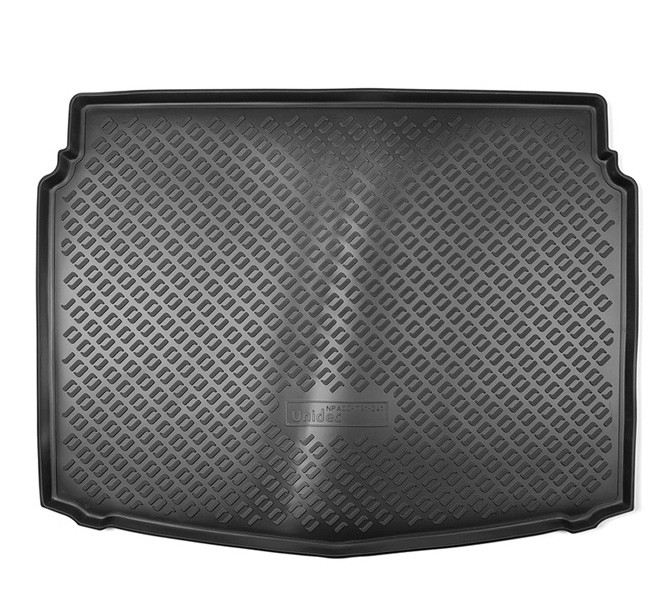 Коврик в багажник Hyundai i30 '2017-> (хетчбек, нижний) Norplast (черный, пластиковый)