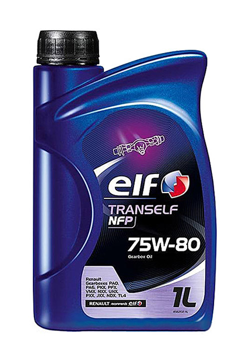 Масло трансмиссионное для МКПП ELF TRANSELF NFP 75W-80, 1 л, № 195003