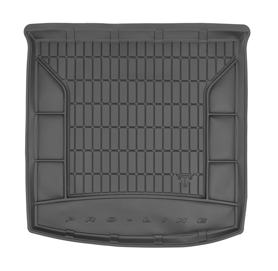 Коврик в багажник KIA Ceed '2018-> (хетчбек, верхняя полка) Frogum (черный, резиновый)