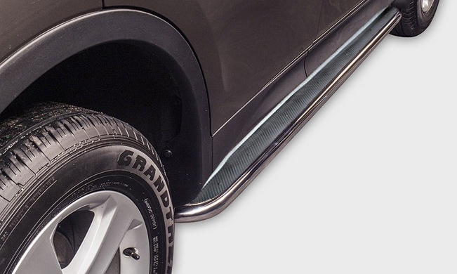 Пороги (подножки) Toyota RAV4 '2013-2019 (диаметр 42 мм) Novline-Autofamily