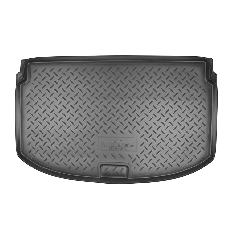 Коврик в багажник Chevrolet Aveo '2011-> (хетчбек) Norplast (черный, полиуретановый)