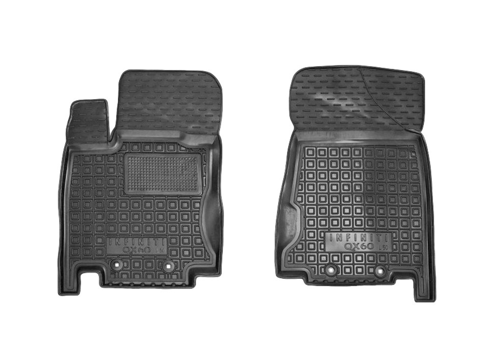 Коврики в салон Infiniti QX60 '2014-2020 (передние) Avto-Gumm (черные)