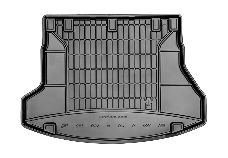 Коврик в багажник Hyundai i30 '2012-2017 (универсал) Frogum (черный, резиновый)