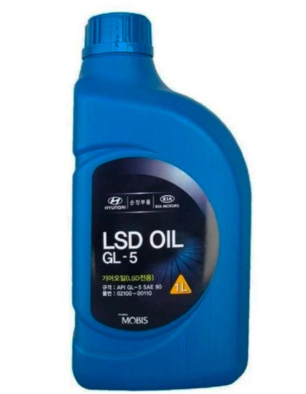 Масло трансмиссионное Mobis Hyundai / KIA LSD Oil SAE 90 GL-5 1 л (02100-00110)