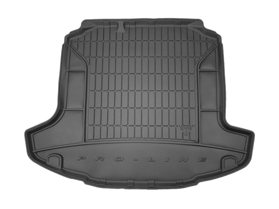 Коврик в багажник Skoda Rapid '2012-> (седан, без полки) Frogum (черный, резиновый)