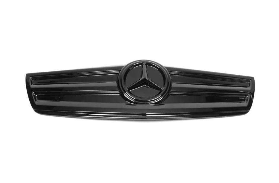 Зимняя накладка на решетку радиатора для Mercedes-Benz Sprinter (W906) '2013-2018 (верхняя решетка) глянцевая FLY