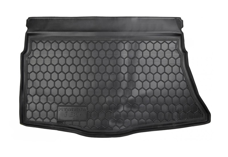 Коврик в багажник Hyundai i30 '2012-2017 (хетчбек) Avto-Gumm (черный, полиуретановый)