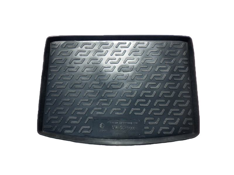 Коврик в багажник Volkswagen Scirocco '2008-> (купе) L.Locker (черный, резиновый)