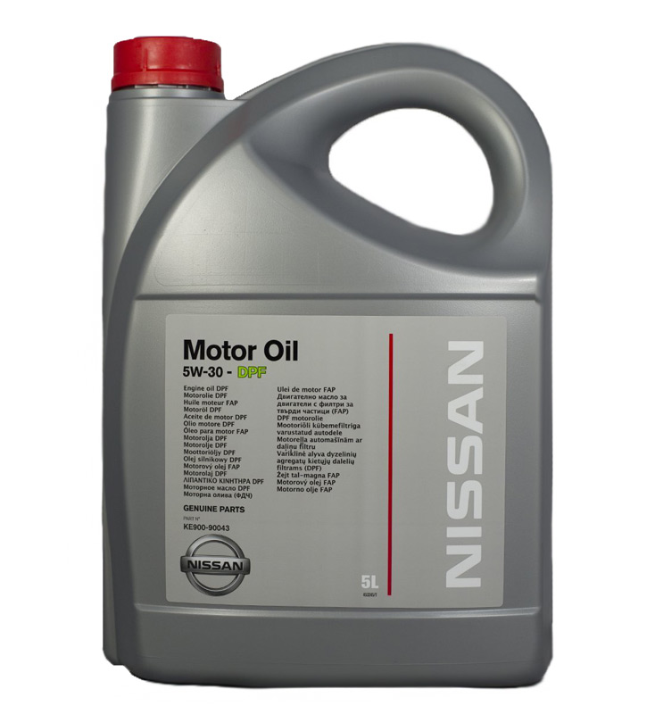 Масло моторное NISSAN MOTOR OIL 5W-30 DPF, 1 л, ориг. № KE900-90043