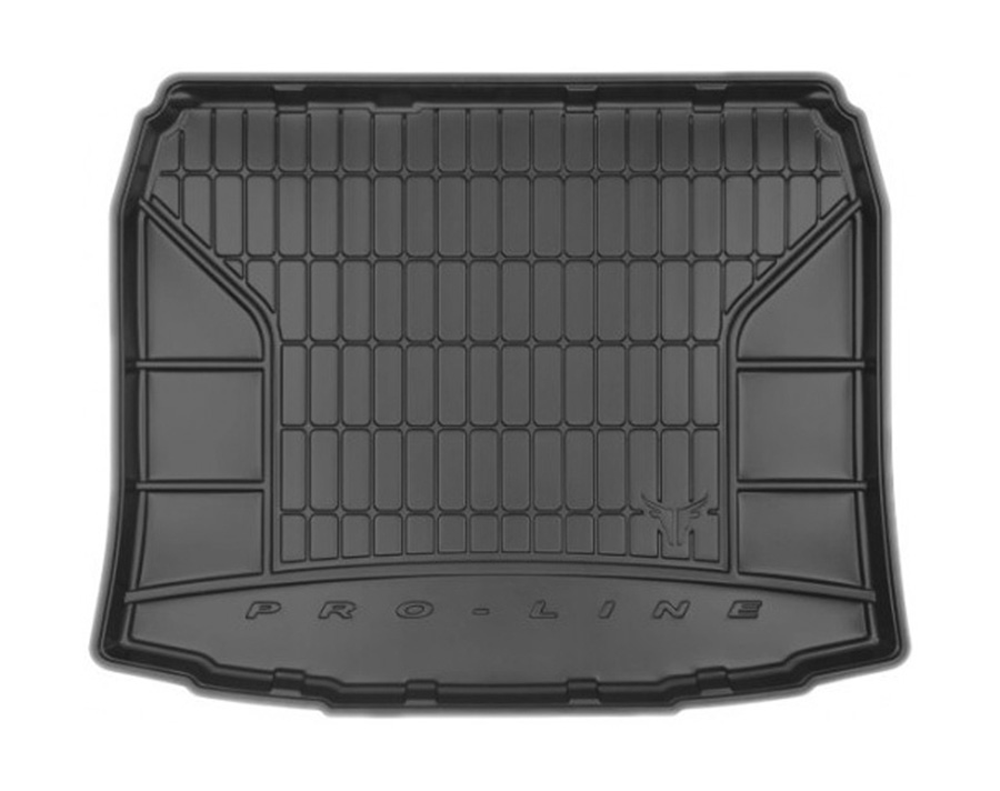 Коврик в багажник KIA Sportage '2015-2021 (нижняя полка) Frogum (черный, резиновый)