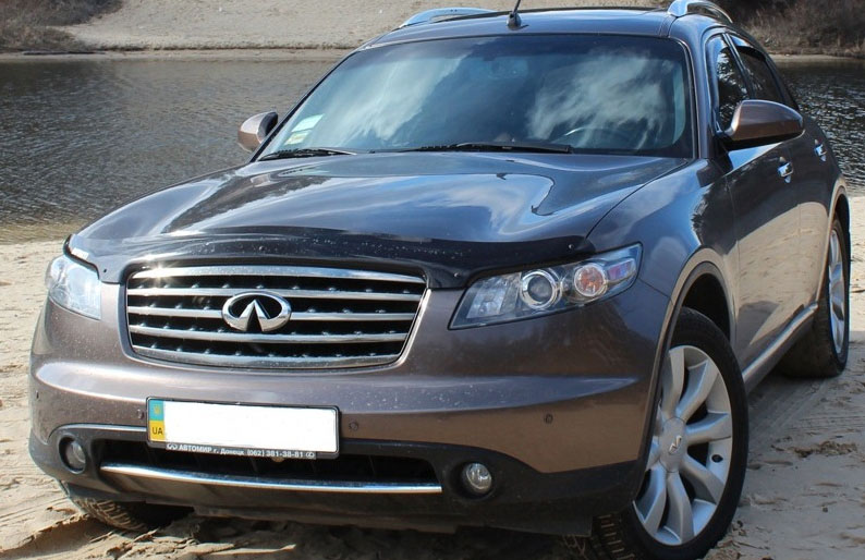 Дефлектор капота Infiniti FX '2003-2008 (без логотипа) EGR