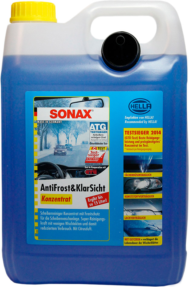 Жидкость в бачок омывателя Sonax -70 °C 5 л (4064700503410)
