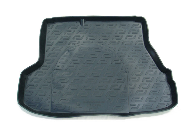 Коврик в багажник KIA Cerato '2004-2009 (седан) L.Locker (черный, резиновый)