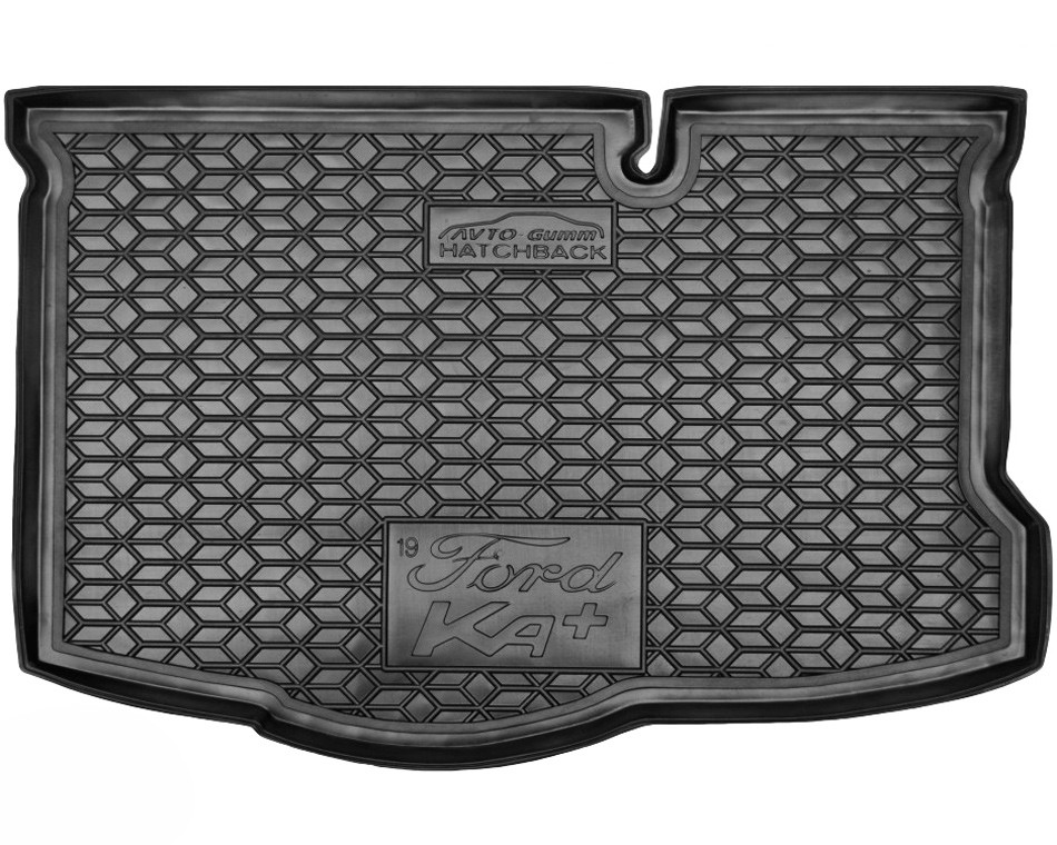 Коврик в багажник Ford KA '2016-> Avto-Gumm (черный, полиуретановый)