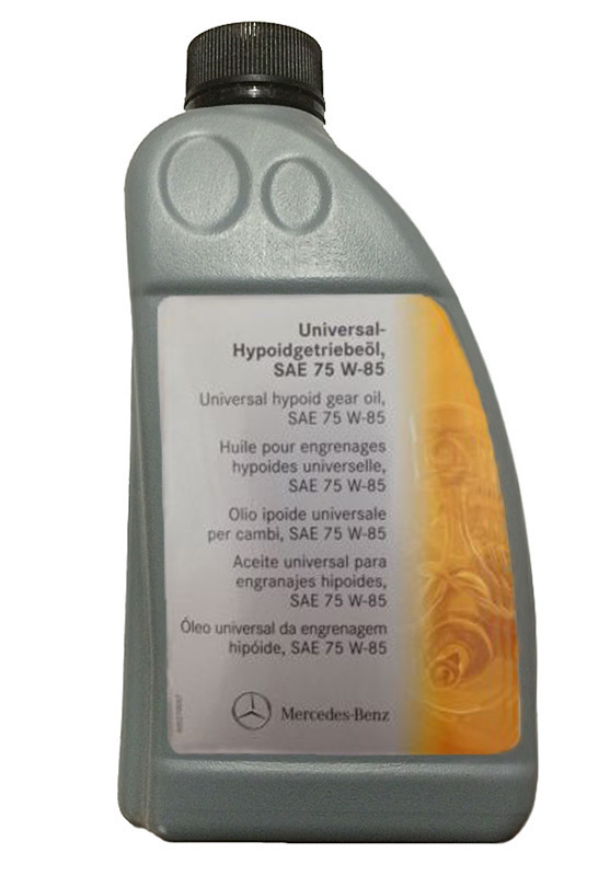 Масло трансмиссионное для гипоидных передач MERCEDES-BENZ UNIVERSAL HYPOID GEAR OIL 75W-85 (235.7, 235.74), 1 л, № A001989330312