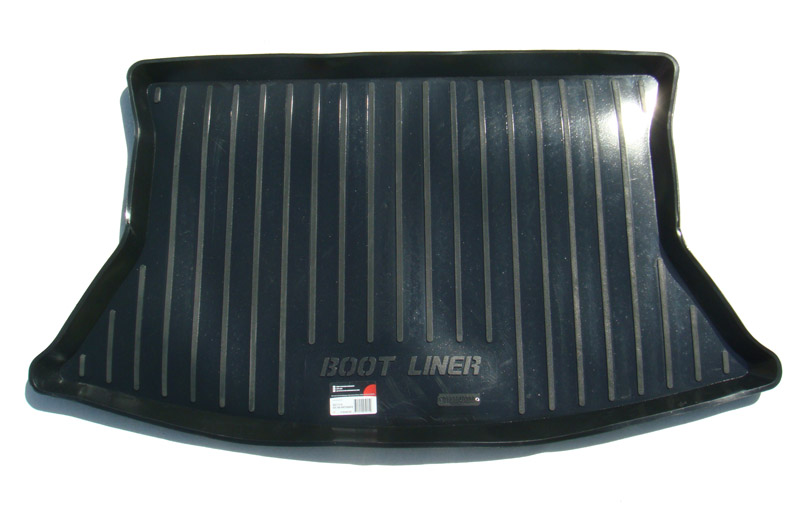 Коврик в багажник LADA (ВАЗ) Kalina 1119 '2006-> (хетчбек) L.Locker (черный, пластиковый)
