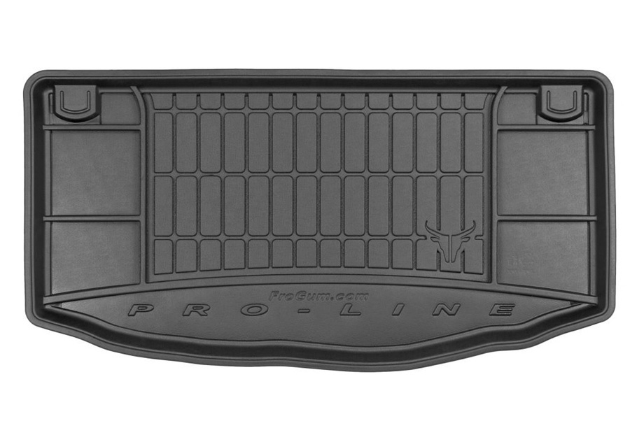 Коврик в багажник KIA Picanto '2011-2017 (хетчбек) Frogum (черный, резиновый)