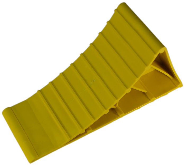 Упор под колесо пластиковый 22х8х11.5 см (16-040) желтый Poputchik