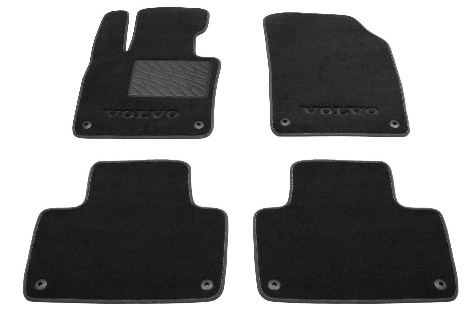 Коврики в салон Volvo XC90 '2015-> (исполнение COMFORT, WIENA) CMM (черные)