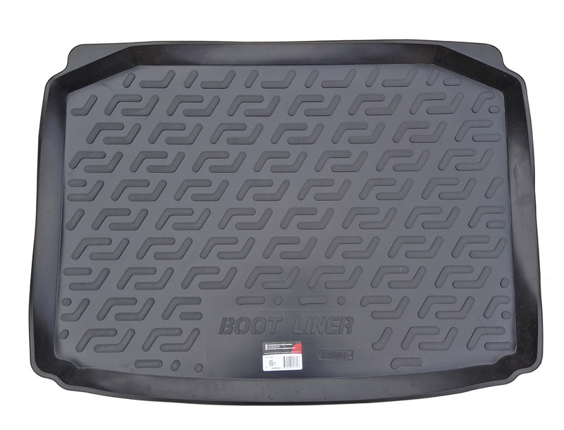 Коврик в багажник Seat Ibiza '2008-2017 (хетчбек, 3 или 5 дверей) L.Locker (черный, резиновый)