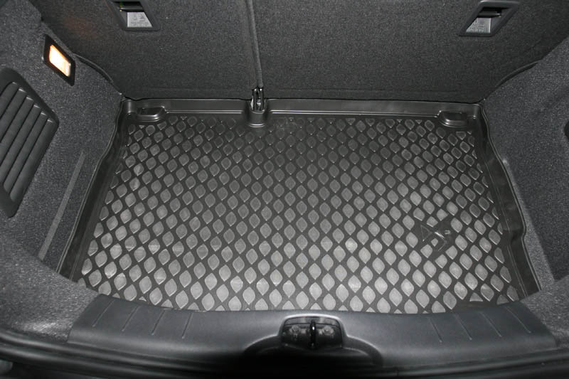 Коврик в багажник Citroen DS3 '2009-2019 (хетчбек) Novline-Autofamily (черный, полиуретановый)