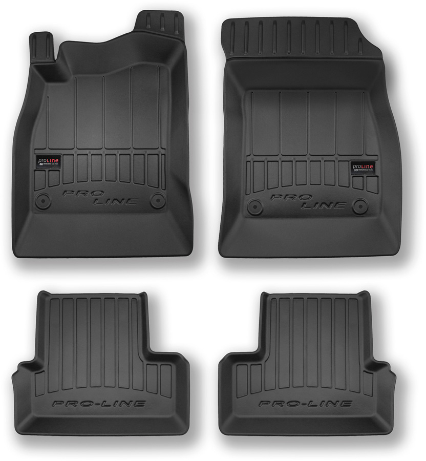Коврики в салон Chevrolet Cruze '2009-2016 (3D) Frogum (черные)