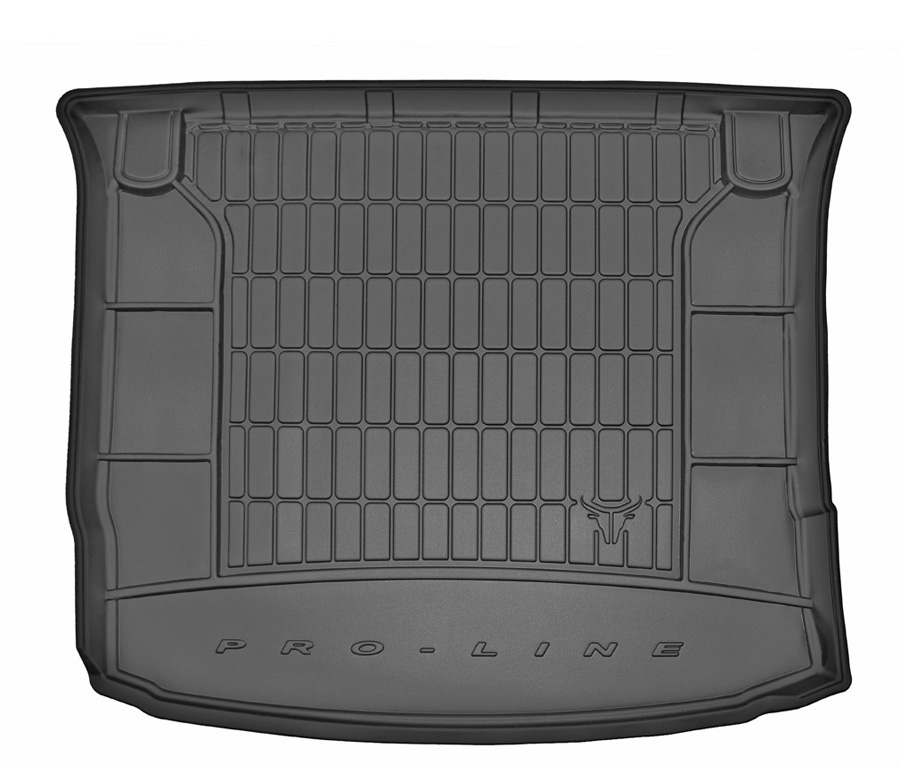 Коврик в багажник Mazda 5 '2005-2010 (7-ми местный, длинный) Frogum (черный, резиновый)