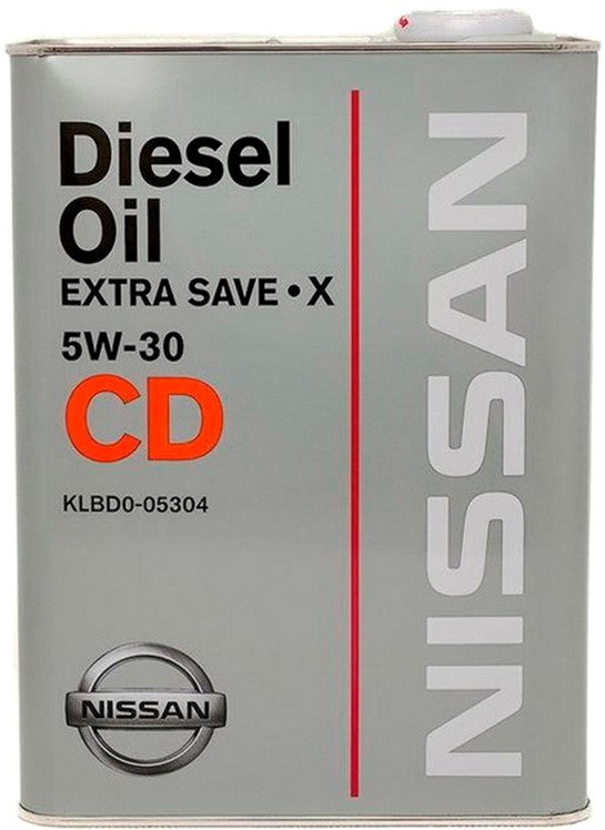 Масло моторное NISSAN Diesel Extra Save-X 5W-30 CD 4 л (KLBD005304)