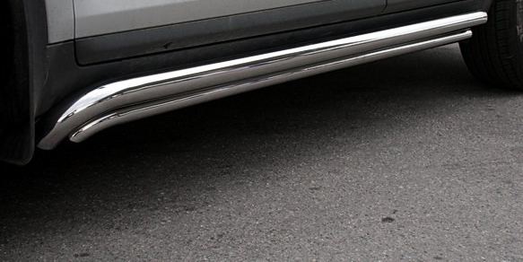 Пороги (подножки) Ford Kuga '2008-2013 (диаметр 60/42 мм) Novline-Autofamily