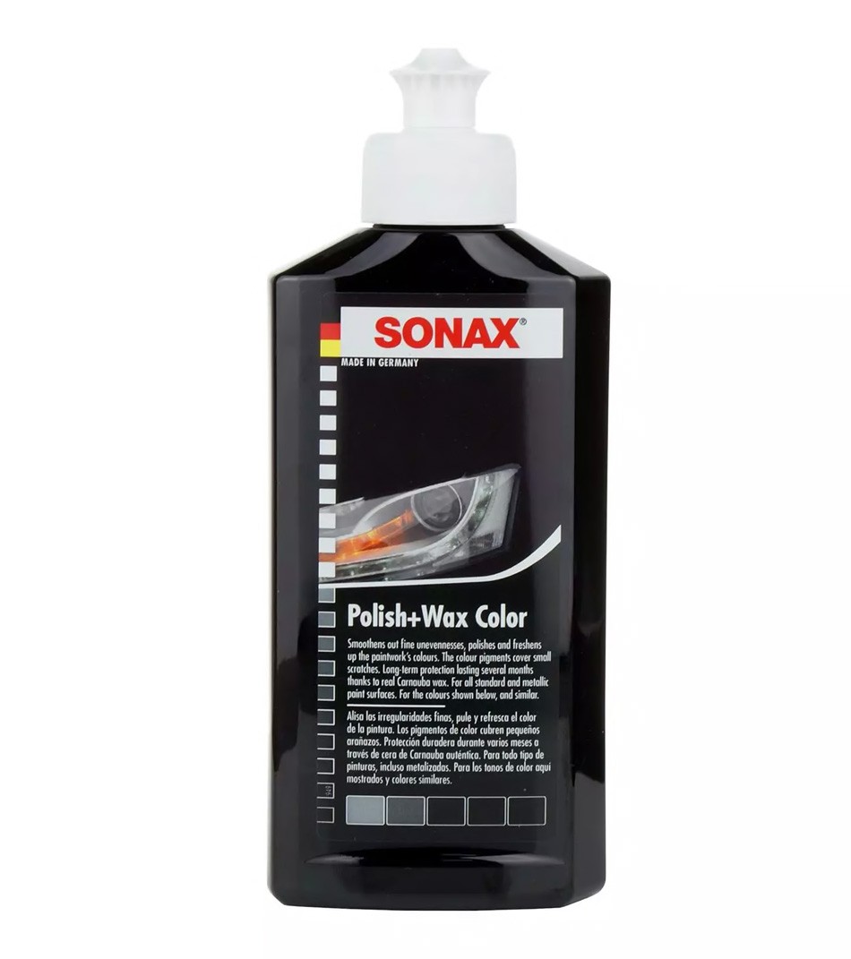 Полироль цветной Sonax NanoPro с воском (чёрный) 500 мл Sonax (4064700296107)