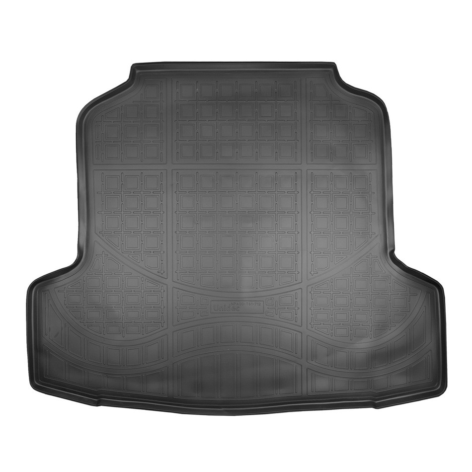 Коврик в багажник Nissan Teana '2014-> (седан) Norplast (черный, пластиковый)