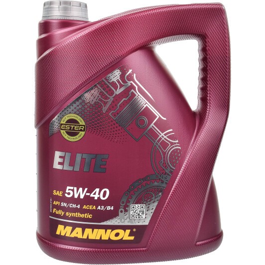 Масло моторное Mannol Elite 5W-40 SN/CH-4 5 л (MN7903-5)