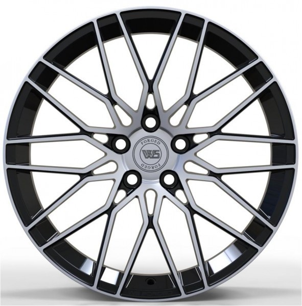Диски R18 5x114.3 50 8.0J h 60.1 WS594C GLOSS BLACK WITH MACHINED FACE FORGED