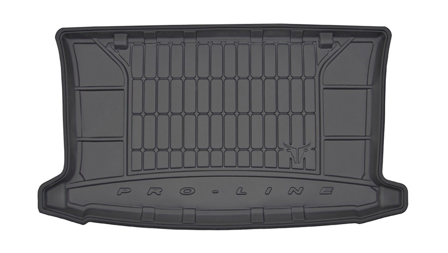 Коврик в багажник Chevrolet Aveo '2008-2011 (хетчбек) Frogum (черный, резиновый)