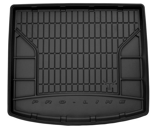 Коврик в багажник Toyota RAV4 '2019-> (нижняя полка) Frogum (черный, резиновый)