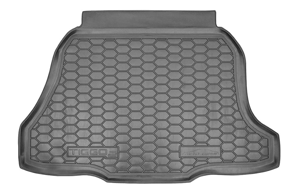 Коврик в багажник Chery Tiggo 2 '2016-> Avto-Gumm (черный, пластиковый)