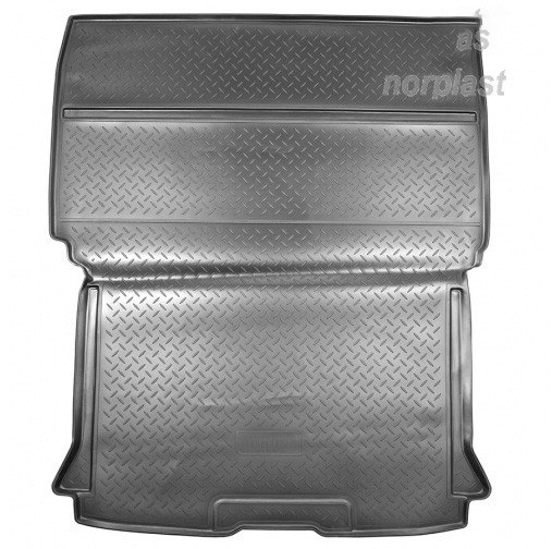 Коврик в багажник Citroen Berlingo '1996-2012 (грузовой) Norplast (черный, пластиковый)