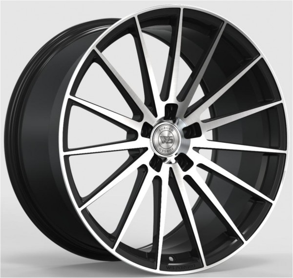 Диски R20 5x112 35 10.0J h 66.6 WS2116 SATIN BLACK WITH MACHINED FACE FORGED