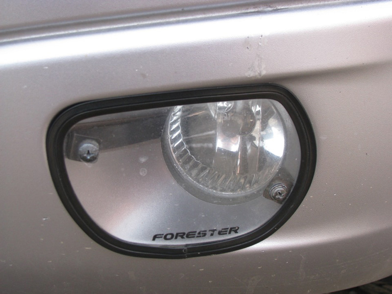 Защита фар Subaru Forester '2005-2008 (прозрачная, на противотуманки) EGR