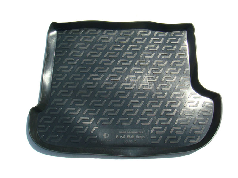 Коврик в багажник Great Wall Haval (Hover) H3 '2007-> L.Locker (черный, пластиковый)
