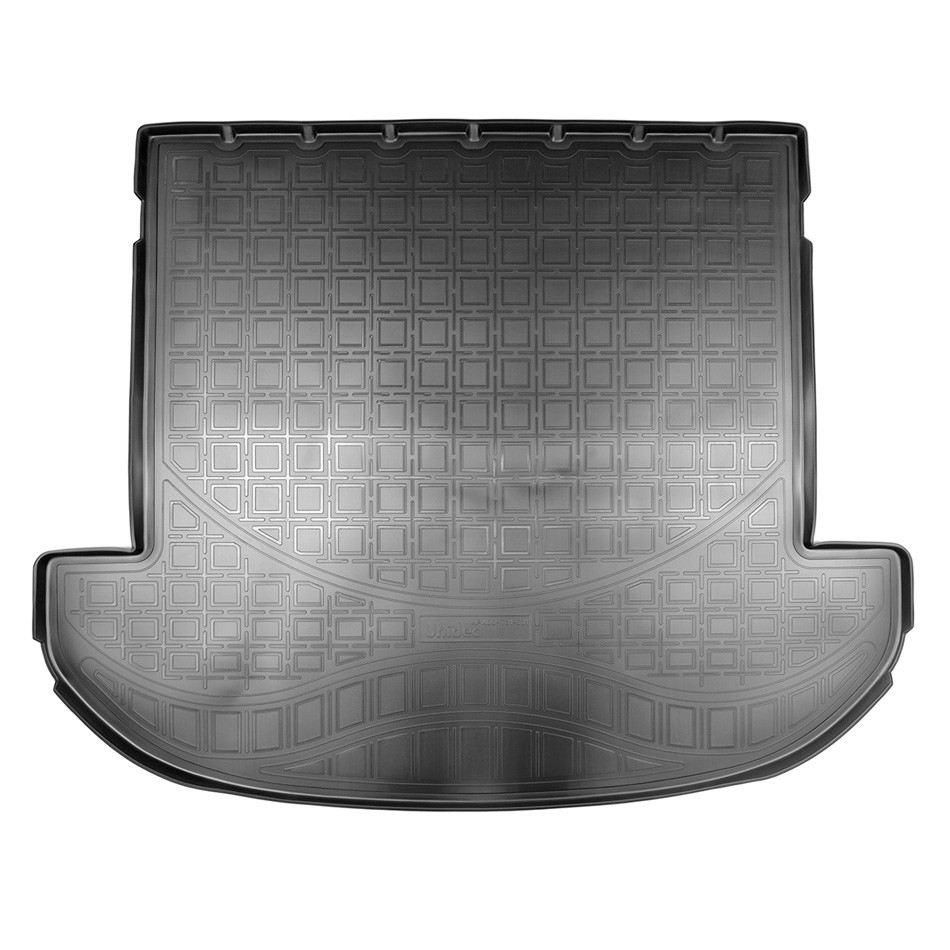 Коврик в багажник Hyundai Santa Fe '2018-2020 (7-ми местный, длинный) Norplast (черный, пластиковый)