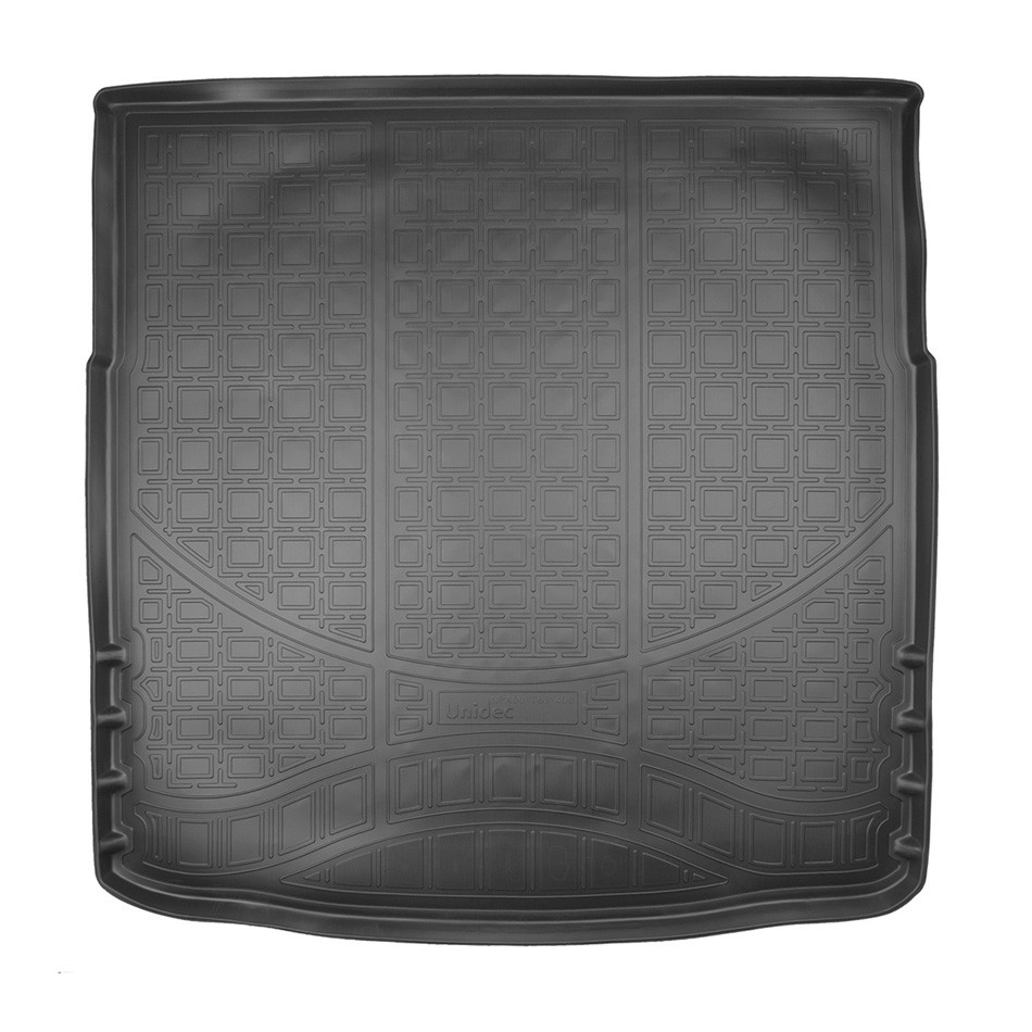 Коврик в багажник Opel Insignia '2008-2017 (хетчбек, с полноразмерной запаской) Norplast (черный, пластиковый)