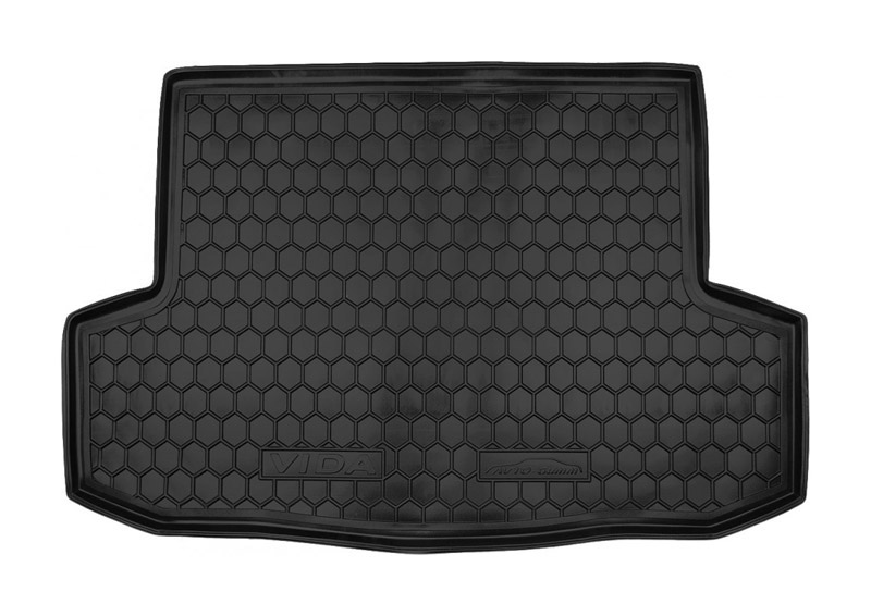 Коврик в багажник ЗАЗ (ZAZ) Vida '2012-> (седан) Avto-Gumm (черный, пластиковый)