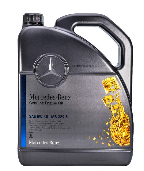 Масло моторное MB 229.5 Engine Oil 5W-40 5 л (A000989860613)