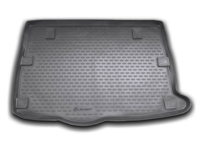 Коврик в багажник Hyundai Veloster '2011-> (хетчбек) Novline-Autofamily (черный, полиуретановый)