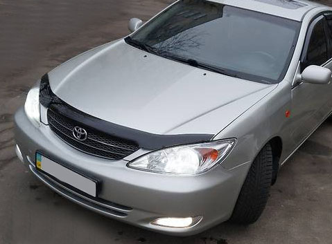 Дефлектор капота Toyota Camry '2001-2004 (без логотипа) Sim