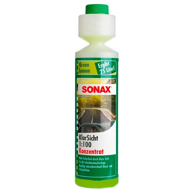 Жидкость в бачок омывателя Sonax 0.25 л (концентрат) Green Lemon (4064700386143)