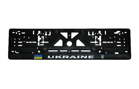 Рамка номера (надпись UKRAINE) 1 шт Украина