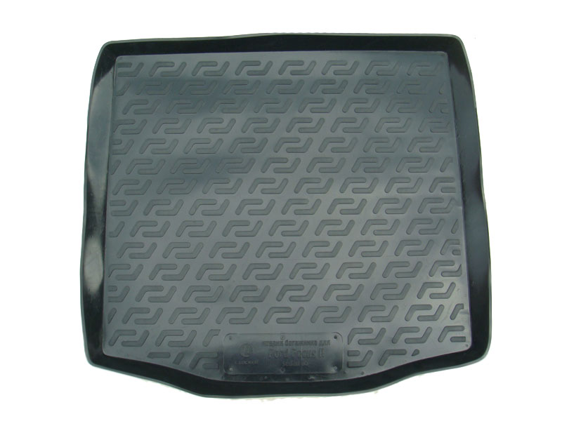 Коврик в багажник Ford Focus '2004-2008 (седан) L.Locker (черный, резиновый)