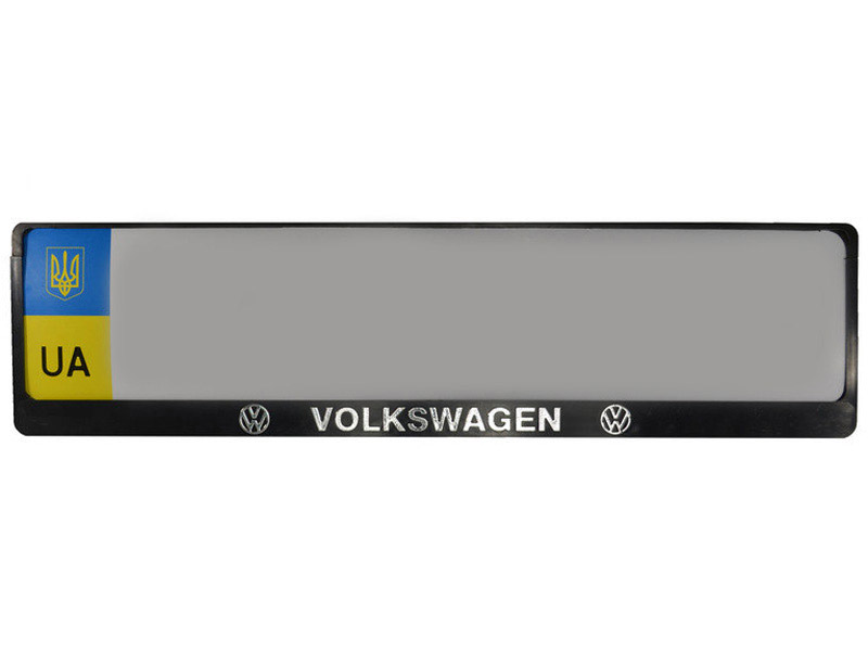Рамка номера Volkswagen (24-018) 2 шт Inauto